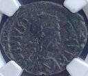 ビザンチン帝国コイン 518-527 AD 本物の NGC 認定古代ジャスティン I ニース