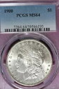 1900- PCGS MS64 モーガンシルバードル! #B47483(3)