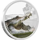 ニウエ (2016) キングス オブ ザ コンチネンツ ソルトウォーター クロコ 1 オンス銀貨 (2 NZ$)(3)