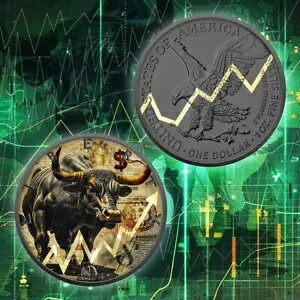 ゲルマニア造幣局 2024 USA アメリカン シルバー イーグル ホッサ (雄牛) マーケット 1 オンス シルバー