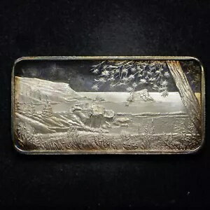 1974年 アメリカ ザ ビューティフル ビッグ スター カリフォルニア 1オンス .999 シルバーバートーン