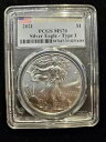 2021 $1 アメリカン シルバー イーグル PCGS MS70 タイプ 1 FDOI フラグ ラベル(3)