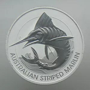 1.5 オンス 2020 パースミント オーストラリアン シマカジキ $2 コイン .9999 ファイン シルバー