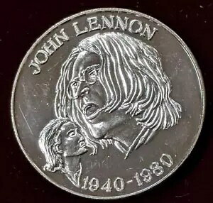 ジョン・レノン | 1オンス .999 シルバーコイン | ピース | プルーフラウンドのサムネイル