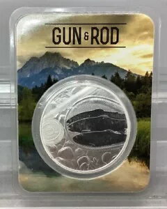 ガン アンド ロッド 1 オンス .999 シルバー コイン - 釣りと狩猟