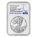 2022-W $1 シルバー イーグル NGC PF70UCAM 早期リリース ウルトラ カメオ プルーフ 1オンス コイン