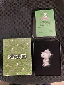 Peanuts? カラーライズド スヌーピー ビーグル スカウト リーダー型 1 オンス シルバー