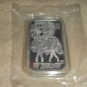 ホラー フォー ハロウィン IV パペット マスター .999 シルバー アート バー CMG ミント