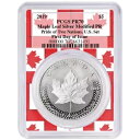 カナダ 2019 修正プルーフ $5 シルバー メープル リーフ PCGS PR70 FDOI プライド オブ 2 N...