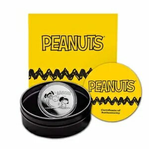 Peanuts? ルーシー プルズ ザ フットボール 1 オンス シルバー プルーフ