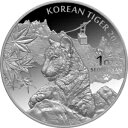 2022 韓国 タイガー プルーフ 1 オンス シルバー コイン - 300 ミント