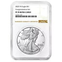 プレセール - 2025-W プルーフ $1 アメリカン シルバー イーグル おめでとうセット NGC PF70U...