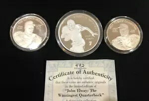 ジョン・エルウェイ ハイランドミントライセンス 3 コインセット 3 1/2 オンス 0.999 シルバーボックス入り??