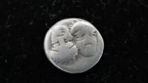 希少な古代ギリシャのイストロス トリヘミオボル銀貨 - モエシア (紀元前 450 〜 350 年) 例: CNG