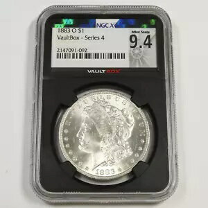 1883 O NGC X MS 9.4 - 金庫室 - モルガン ドル銀貨 - 1 米国ドル コイン #49156A