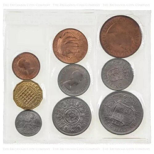 1953 エリザベス 2 世戴冠式コインセット。未流通。数量をお選びください!!!(3)