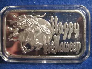 ハッピーハロウィン ヘッドレス ホースマン パンプキン 1 オンス 0.999 ファイン シルバー