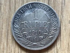 1 ルピー ドイツ語 東アフリカ 1910 J