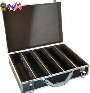 楽天WORLD RESOURCE【KING店】エリート ブラック アルミニウム コイン ボックス 100 個の認定または認定スタイルのコイン ホルダー用