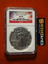 2012 W バーニッシュシルバー イーグル NGC MS70 初期リリース USA フラッグ レーベル(3)