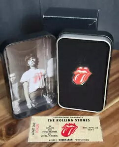 ザ・ローリング・ストーンズ 2021 プルーフ 1オンスシルバー コイン - タン & リップ、ボックス & COA ..