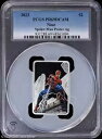 2023 $2 ニウエ 1 オンス シルバー プルーフ スパイダーマン ポスター PCGS PR 69 DCAM