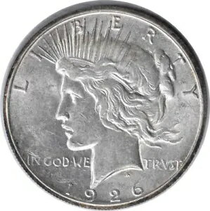 1926-S VAM 1H モーガン シルバー ダラー ディスカバリー コイン AU スライダー 未認定 #932