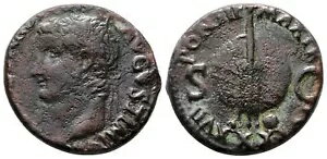 コインとしてのローマの青銅 - ローマ 14-37 AD - ティベリウス(3)