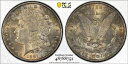 1891-S モーガン シルバー ダラー $1 PCGS AU58 ゴールド シールド(3)