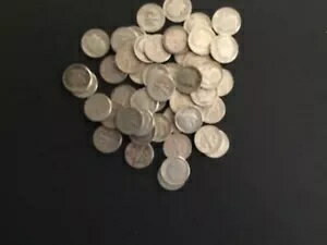 シルバー・ルーズベルトスターターキットを完成させます。 48 コイン 1946 〜 1964 年。本はありません。