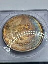 1881 S モーガン シルバー ダラー MS64PL レア PCGS ラトラー モンスター レインボー トーン