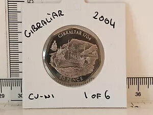 (ロット999) ~ 2004 ~ ジブラルタル 50p ~ イギリス海兵隊~ 「ジブラルタル 1704」