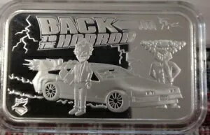 バック・トゥ・ザ・ホラー フューチャー ポスト エクスプレス ミント ハロウィン .999 シルバー アート バー