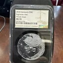 2024 GERMANIA RAGNAROK HATI 1 オンス シルバー コイン .9999 NGC MS70 ミント状態