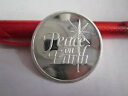 Peace On Earth 1/2 トロイ オンス .999 ファイン シルバー レア ラウンド