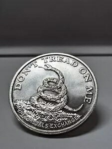 1 トロイ オズ .999 シルバー Don't Tread On Me Snake 1773 ボストン茶会事件 シルバー。