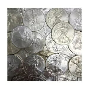 アメリカン シルバー イーグル $1 コイン 1 オンス シルバー (カル、ダメージ、流通、クリーニング済み)