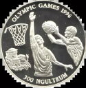 シルバー プルーフ コイン 1996 オリンピック バスケットボール 300 NULTRUM COA