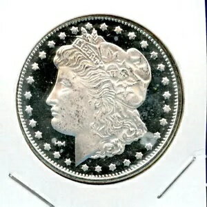 楽天WORLD RESOURCE【KING店】ハイランド ミント モーガン ダラー スタイル 0.999 シルバー 地金 1 オンス プルーフ #99 DCAM 仕上げ