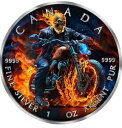 2013 カナダ バーニング ライダー ダーク ライダー 1 オンス シルバー コイン 5$ 素晴らしいクリスマス ギフト