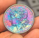 1889年 1ドルモルガン銀貨。モンスタートーン。 BU。 UNC.シックコイン