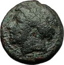 AIGOSPOTAMOI in THRACE 300BC デメテル ヤギ 本物の古代ギリシャのコイン i59257