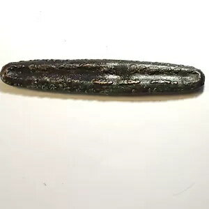 ラオス、ルアンパバーン王国、1 タムルン相当のラットマネー (虎の舌のお金)