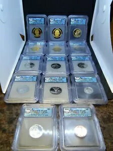 2007 S 14 ピース プルーフ セット (フ