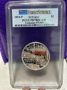 2016-P $2 ツバル語の愛 2 オンス.999 シルバー PCGS PR-70DCAM ファースト ストライク