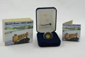 ニュージーランド - 2007 - ゴールド ダラー プルーフ コイン - Scott Base