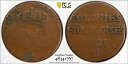1721-H Sou 9 デニール PCGS VG10 元シドニー マーティン コレクター タグ コロニアル