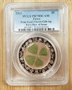 2022 パラオ 1 オンス 四つ葉のクローバー シルバー 5 ドル金貨 PCGS PR70DCAM 初日発行
