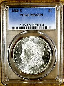 1880-S PCGS MS63PL モルガン ドル