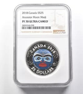 2018 ʥ $25 С 󥻥 ࡼ ޥ PF70 UCAM NGC *9869